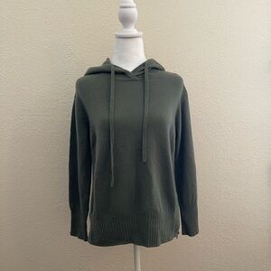 Olive Green Hoodie Sweater